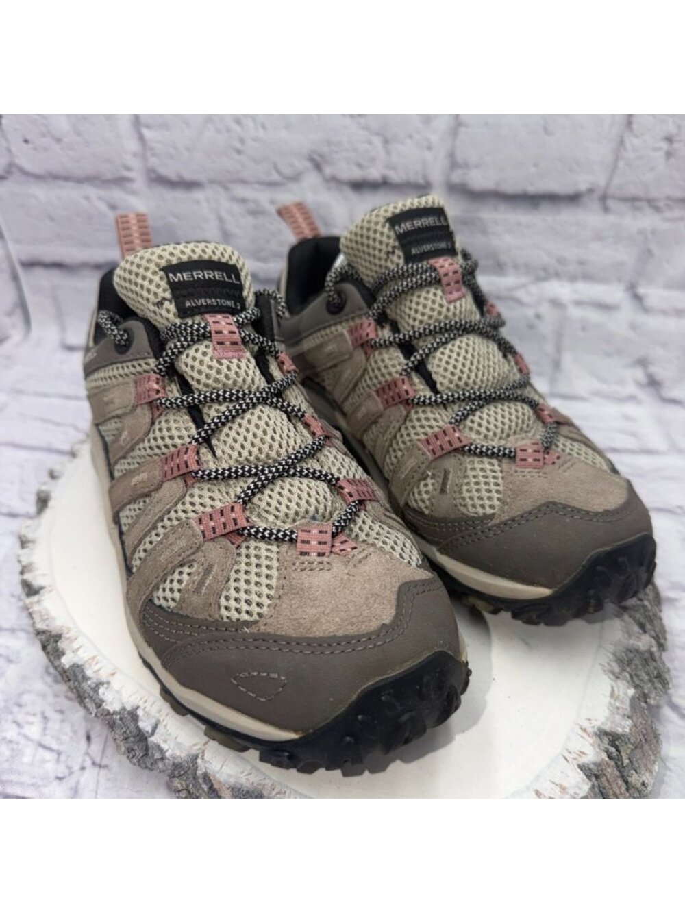 Merrell Alverstone 2 Women's Hiking Shoes Low J037058 Size 6 Olive Green - Picture 2 of 10